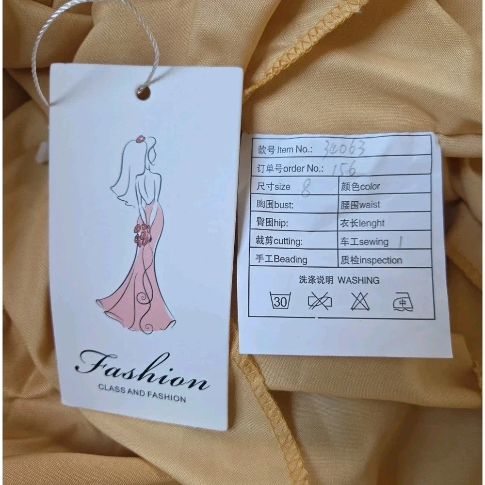 Girls Gold Maxi Gown 8 Sparkle Tulle Detachable Bow Pearls Party Wedding NWT